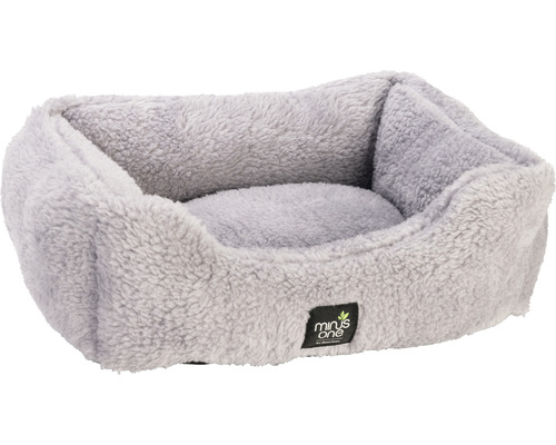 Dog bed beeztees Minus one Nox light gray 48 x 37 x 18 cm