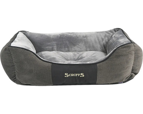 Dog bed Scruffs Chester Box Bed L Dog sleeping place 75 x 60 cm grey