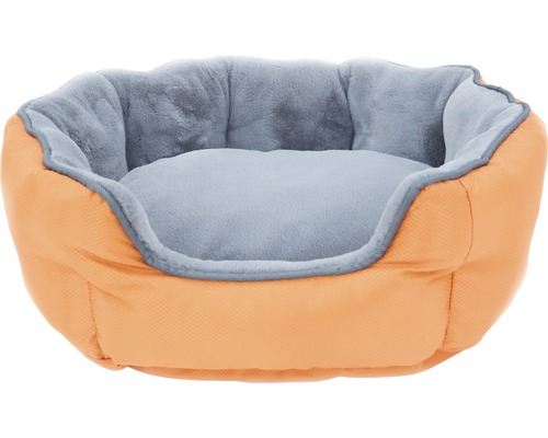 Dog bed ThermoSwitch Santorini M 60 x 50 cm orange/grey