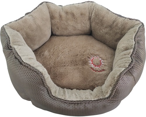 Dog bed ThermoSwitch Santorini S 45 x 38 cm brown/mocha