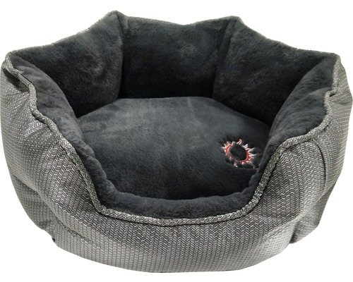 Dog bed ThermoSwitch Santorini S 45 x 38 cm silver/grey