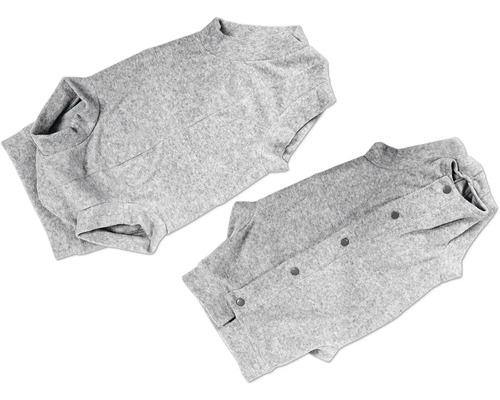 Karlie Safety Body 40cm medical suit, grey, protection against wounds, washable at 30°C