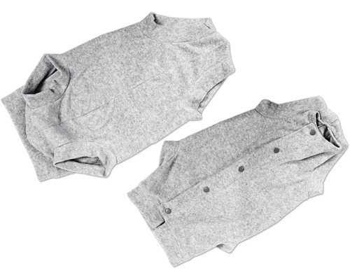 Karlie Safety Body 56cm medical suit, grey, protection against wounds, washable at 30°C