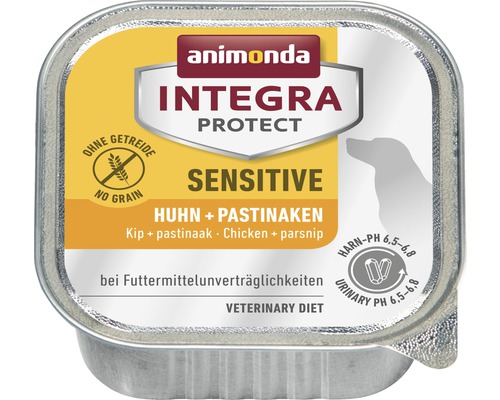 Wet dog food animonda Integra Protect Sensitive 150 g chicken + parsnip, for food intolerance