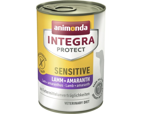 Wet dog food animonda Integra Protect Sensitive 400 g lamb + amaranth, for food intolerance