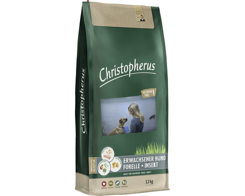 Dry dog ​​food Christopherus grain-free trout & insects 12 kg