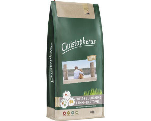 Dry dog ​​food Christopherus puppy & young dog lamb & potato 12 kg