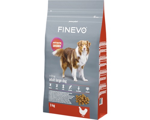 Dry dog ​​food FINEVO Adult Dog L Chicken 3 kg