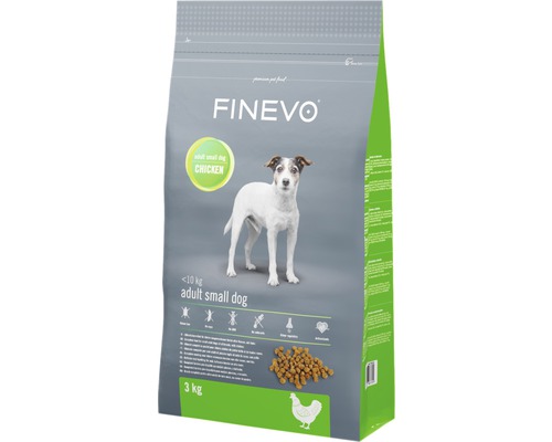 Dry dog ​​food FINEVO Adult Dog S Chicken 3 kg