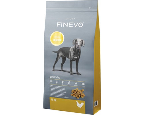 Dry dog ​​food FINEVO Senior Dog Chicken 15 kg