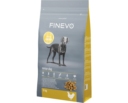 Dry dog ​​food FINEVO Senior Dog Chicken 3 kg