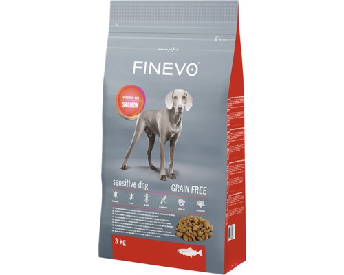 Dry dog ​​food FINEVO Sensitive Dog Salmon grain-free 3 kg