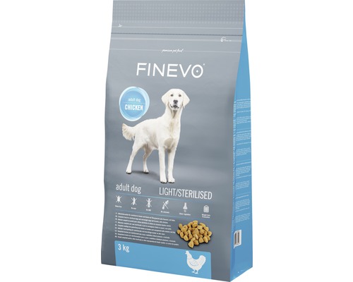 Dry dog ​​food FINEVO Sterilized Dog Chicken 3 kg