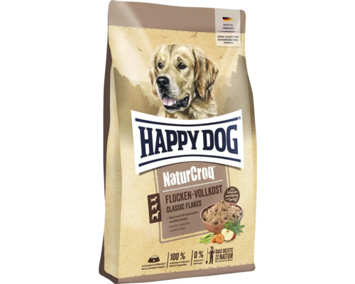 Dry dog ​​food HAPPY DOG NaturCroq flakes whole food 10 kg