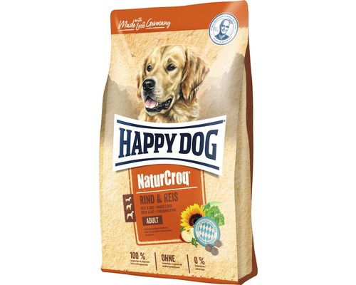 Dry dog ​​food HAPPY DOG NaturCroq beef & rice 15 kg