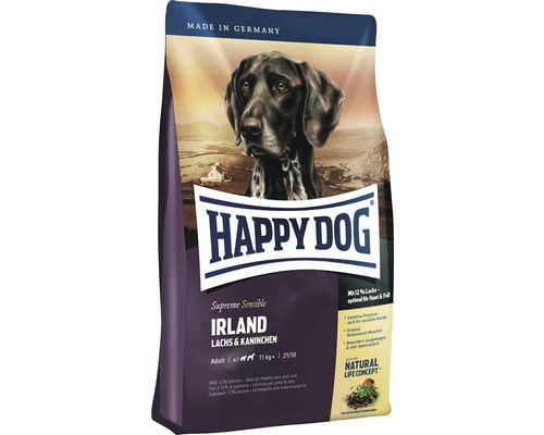 Dry dog ​​food HAPPY DOG Supreme Ireland Salmon & Rabbit 12.5 kg