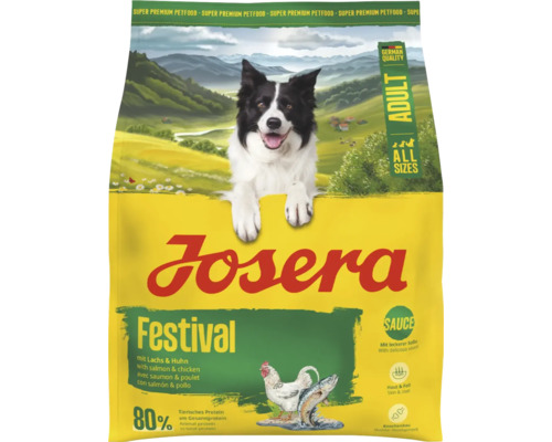 Josera A/S Adult Festival dry dog ​​food 900g, salmon and chicken