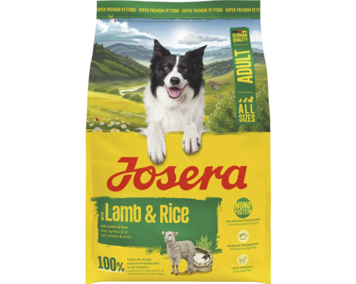 Josera A/S Adult Lamb & Rice dry dog ​​food, 3 kg, lamb and rice