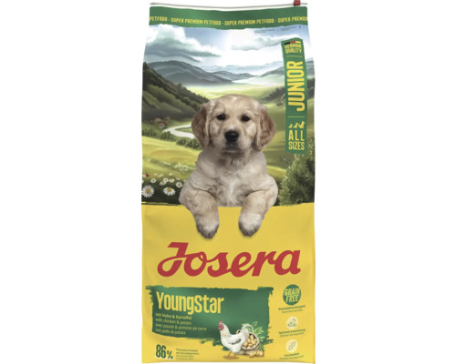 Josera A/S Junior YoungStar dry dog ​​food 12.5 kg Chicken and Potato, puppy food