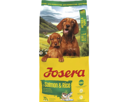 Josera A/S Mother & Puppy Salmon & Rice dry dog ​​food, 12.5 kg, salmon and rice, puppy food