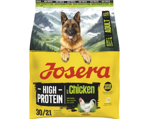 Josera High Protein Adult Chicken dry dog ​​food 900g, Chicken