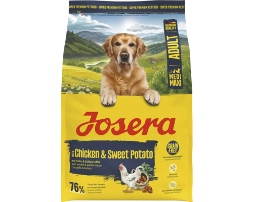 Josera M/M Adult Chicken & Sweet Potato dry dog ​​food, 3 kg, chicken and sweet potato