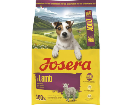 Josera Mini Adult Lamb dry dog ​​food 3kg, Lamb