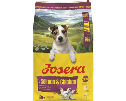 Josera Mini Adult Salmon & Chicken dry dog ​​food 10 kg, salmon and chicken