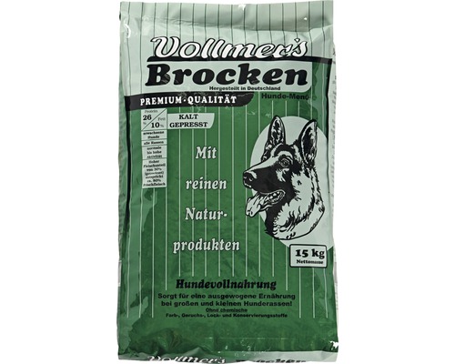 Dry dog ​​food, Vollmers chunks 15 kg