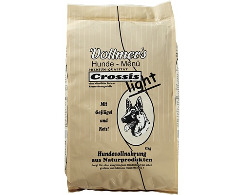 Dry dog ​​food, Vollmers Crossis light 5 kg