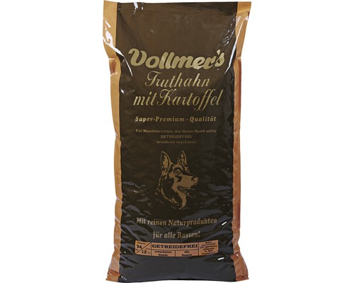 Dog food dry Vollmers turkey with potatoes 15 kg
