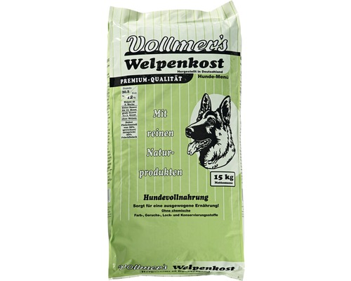 Dry dog ​​food, Vollmers puppy food 15 kg
