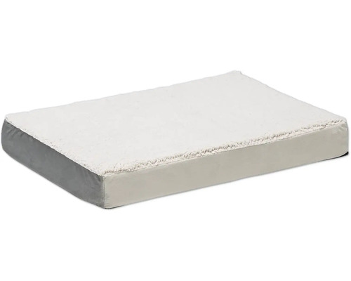 Dog cushion beeztees orthopedic cushion Zira 75 x 50 cm light gray