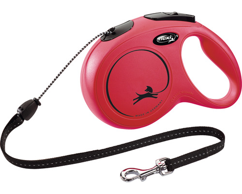 Dog leash flexi New Classic rope size. M 8 m red