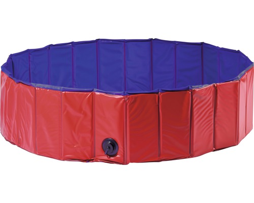 dobar Dog pool size M Ø 120 cm red-blue