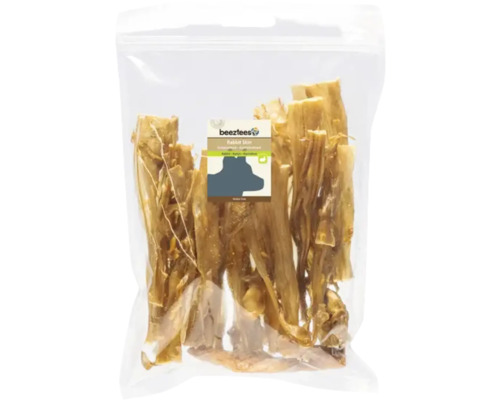 Beeztees Rabbit Skin Dog Snack 200g Dog Chew