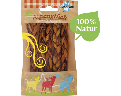 Dog snack Carnello Alpenglück Lucky streaks made from natural casings, cleans the teeth, soy, gluten and grain free, 5 pieces