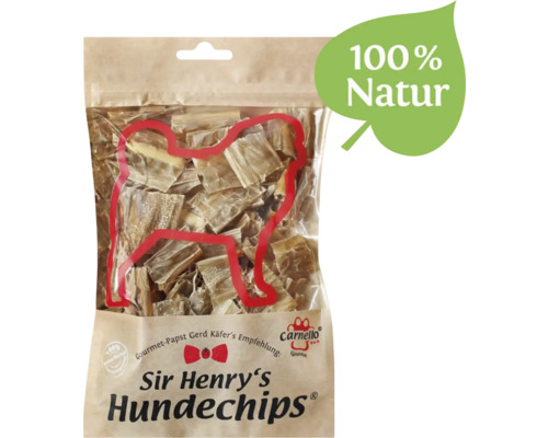 Dog snack Carnello Sir Henry's dog chips made from natural casings, soy, gluten and grain free, approx. 55 g