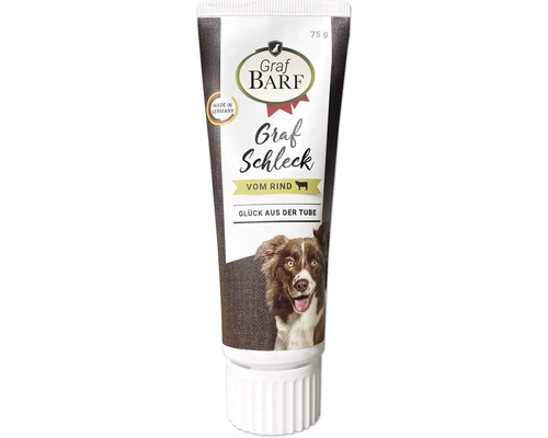 Dog snack Graf Barf Graf Schleck beef 75g from a tube