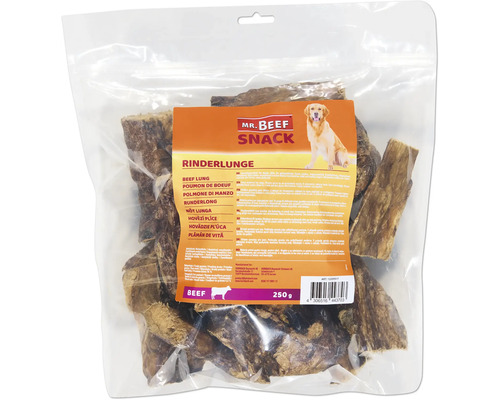 Dog snack MR. BEEF beef lung 250 g chew
