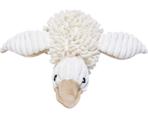 Dog toy beeztees Eco Toy duck Jago 33 x 33 x 9 cm white 100% recycled material