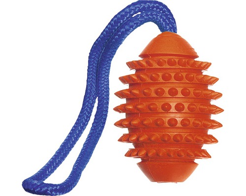 Dog toy Karlie Aqua Football Ruffus 11 cm orange