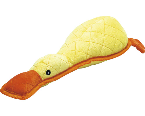 Dog toy Karlie duck Amba yellow 45 x 19 x 9 cm