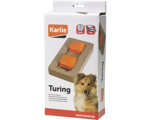 Karlie Wooden Brain Train Turing Dog Toy 22 x 12 x 3 cm Intelligence Toy, Snack Toy, Activity, Interactive Toy
