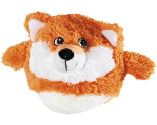 Dog toy Karlie plush Fossy fox 14 cm orange-white
