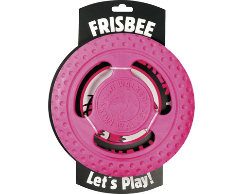 Dog toy Kiwi Play Frisbee Maxi pink 21.5 x 3.5 cm