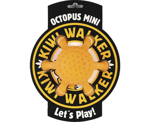 Kiwi Walker Dog toy Kiwi Play Octopus Maxi orange 17 x 7 cm