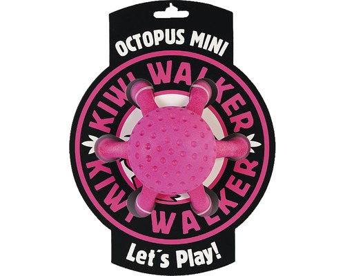 Kiwi Walker Dog toy Kiwi Play Octopus Maxi pink 17 x 7 cm