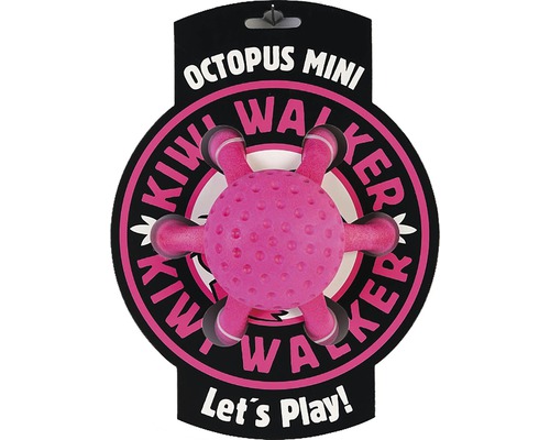 Kiwi Walker Dog toy Kiwi Play Octopus Mini pink 13 x 6 cm