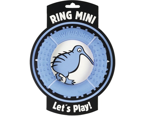 Kiwi Walker Dog toy Kiwi Play Ring Mini blue 13.5 x 2.5 cm